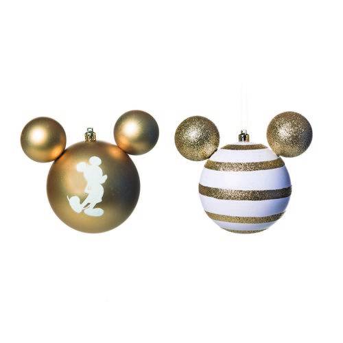 Bola Natal Mickey Disney P/pendurar Árvore Natal 6pçs