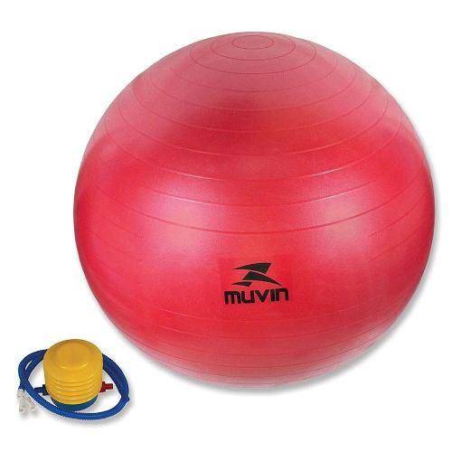 Bola para Pilates e Yoga 55 Cm Vermelho Muvin