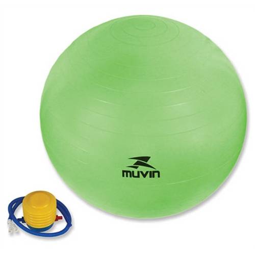Bola Pilates Fitball com Bomba Muvin - 75cm - Pink