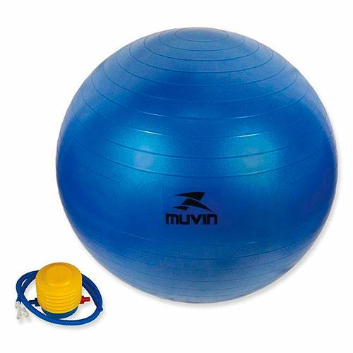 Bola Pilates Fitball com Bomba Muvin