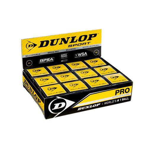 Bola Squash Revelation Pro Dunlop Cx com 12 Unid