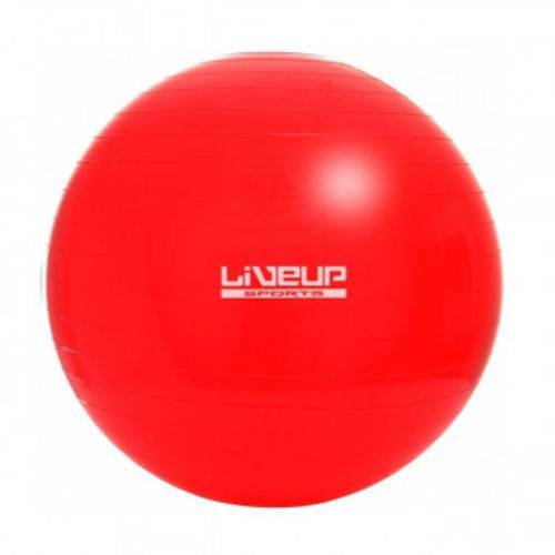 Bola Suica 45 Cm Liveup Vermelha para Pilates Yoga
