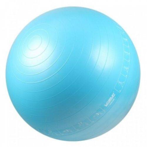 Bola Suica 65 Cm com Ilustracao para Pilates e Yoga Cor Azul