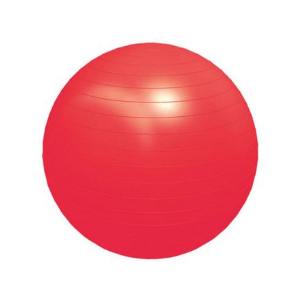 Bola Suíça P/ Ginástica e Pilates - Supermedy - Tamanho 45cm Vermelha