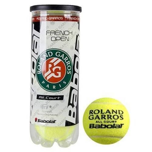 Bola Tenis Babolat Roland Garros - Pack 03 Bolas - 01 Tubo