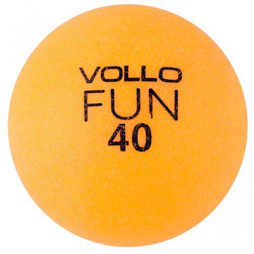 Bola Tênis de Mesa Vollo VT609 100 Unidades Laranja