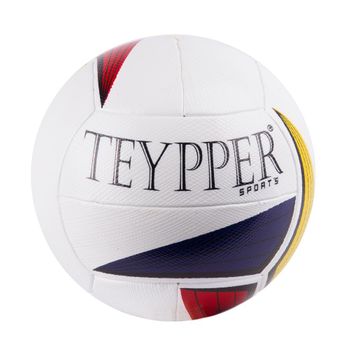 Bola Teypper Futebol Amador 5 Colada Branco/Azul/Vermelho/Amarelo Bola