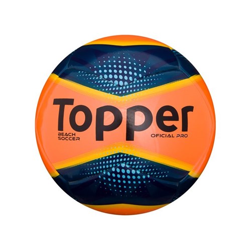 Bola Topper Beach Soccer Pro Laranja/Amarelo - U