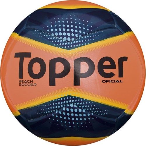 Bola Topper Beach Soccer Td Laranja/Amarelo - U