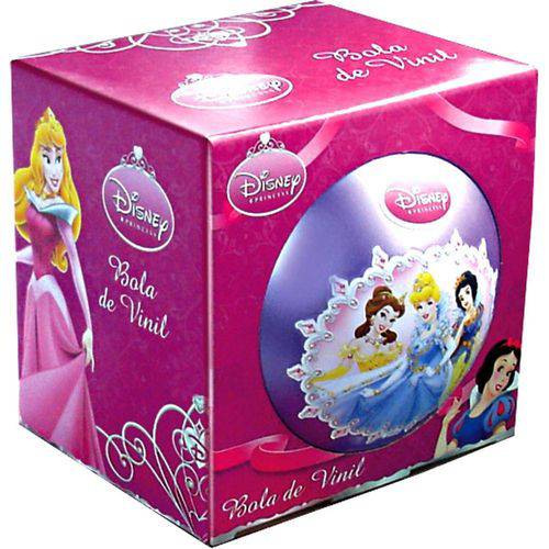 Bola Vinil na Caixa Princesas Disney Sortidos - Líder
