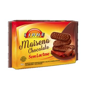 Bolacha de Maizena Sabor Chocolate Liane 400g