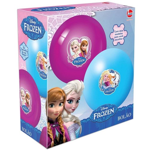 Bolão de Vinil Disney Frozen 50cm 2323 - Azul - Lider