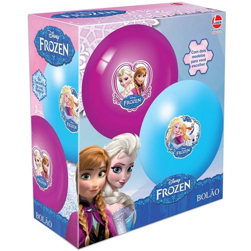Bolão de Vinil Disney Frozen 50cm 2323 - Rosa - Lider