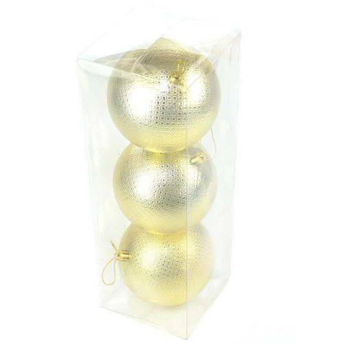 Bolas de Natal 10cm - LR1003-123 - Douradas