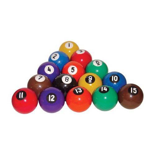 Bolas para Snooker Numeradas 54mm - Procóprio