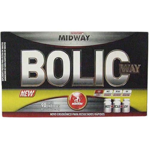 Bolic Way 90 Tabletes - Arginina + Vitaminas + Ornitina - Midwaylabs