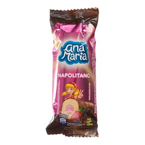 Bolinho Ana Maria Napolitano com Cobertura de Chocolate Pullman 45g