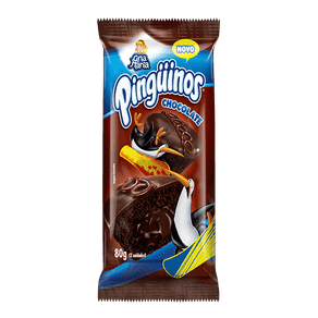 Bolinho Ana Maria Pingüinos Chocolate 80g (2x40g)