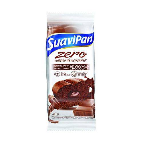 Bolinho de Chocolate Sem Açúcar 40g - Suavipan