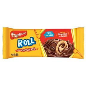 Bolinho Roll de Chocolate Bauducco 34g