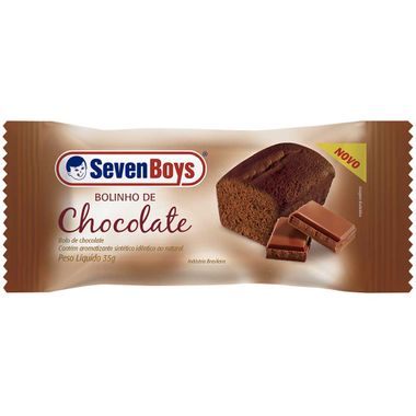 Bolinho Sabor Chocolate Seven Boys 35g