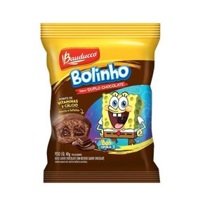 Bolinho Sabor Duplo Chocolate Bauducco 40g