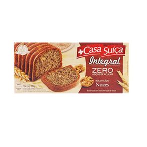 Bolo Integral Zero Açúcar Sabor Nozes Casa Suíça 250g