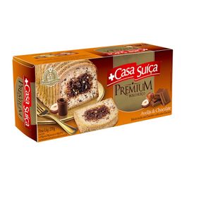 Bolo Sabor Avelã e Chocolate Casa Suíça Premium 270g