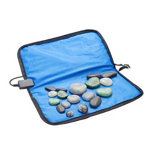 Bolsa Aquecedora de Pedras para Massagens Azul 220 V