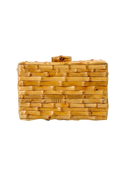 Bolsa Carteira Capri de Bambu Glorinha Paranaguá Nude