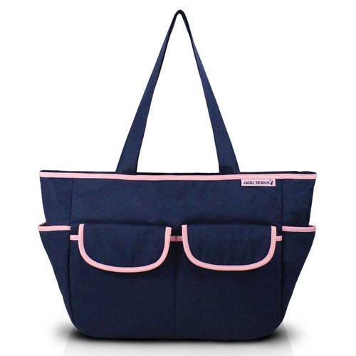 Bolsa de Bebê Lisa Azul/pink Jacki Design