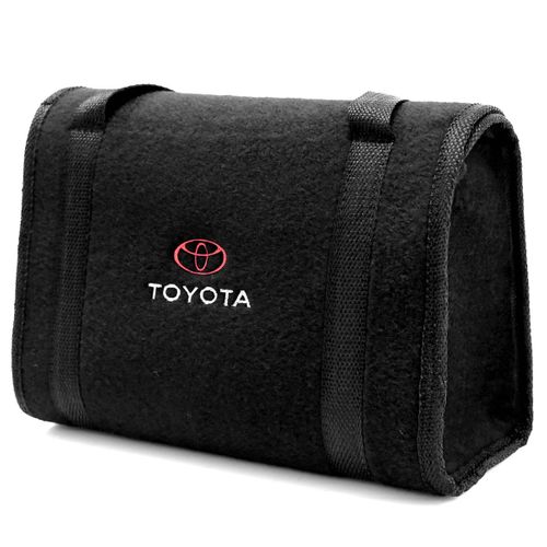 Bolsa de Ferramentas Carpete Preto para Linha Toyota Logo Bordado