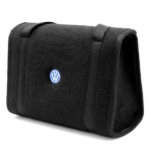 Bolsa de Ferramentas Carpete Preto para Linha Volkswagen Logo Bordado