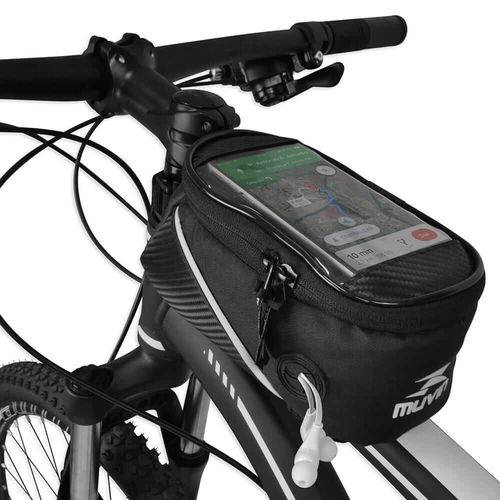 Bolsa de Quadro Porta Celular para Bicicleta - Muvin Bbk-500