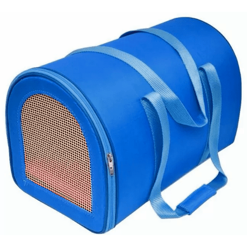 Bolsa de Transporte São Pet Nylon Liso Nº03 Azul