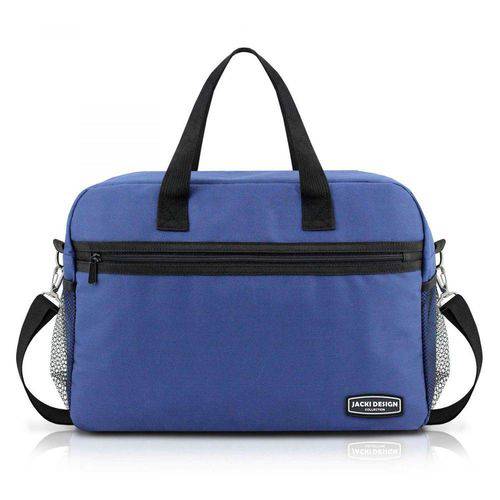 Bolsa de Viagem/Academia Lisa Azul Poliéster Jacki Design