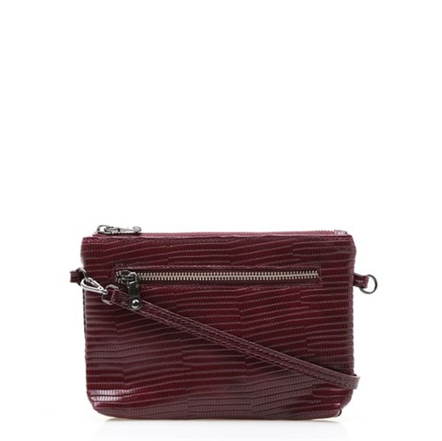 Bolsa Feminina Mini Bag New - Couro Lezard Malbec UN