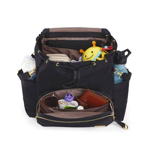 Bolsa Maternidade (Diaper Bag) Chelsea Backpack - Black