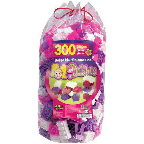 Bolsa Multiblocos da Debbie 300 Peças - Bell Toy