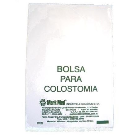 Bolsa para Colostomia 30mm não Estéril Mark Med 10 Unidades