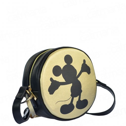 Bolsa Redonda Disney Mickey Gold