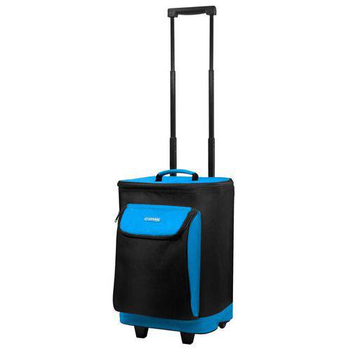 Bolsa Térmica Cooler 25 Litros com Rodas Azul - Soprano