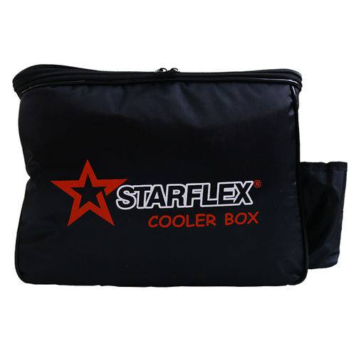 Bolsa Termica Cooler Preta 4 Marmitas Starflex Tamanho M