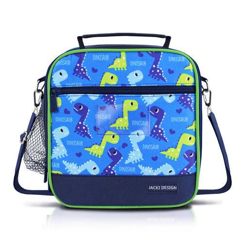 Bolsa Térmica Infantil Tamanho M Azul Escuro Jacki Design