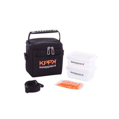 Bolsa Térmica Keeppack Mini Black com Kit de Acessórios Keeppack - Kp00013