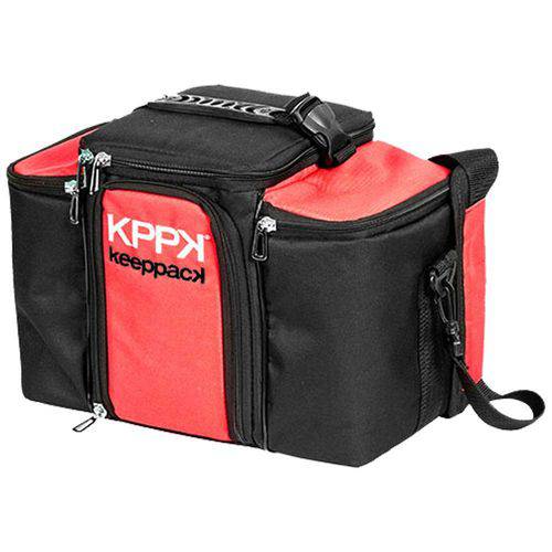 Bolsa Térmica Keeppack - Preta e Vermelha - Keeppack