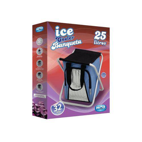 Bolsa Térmica Vira Banqueta Ice Cooler 25 Litros 24 Latas