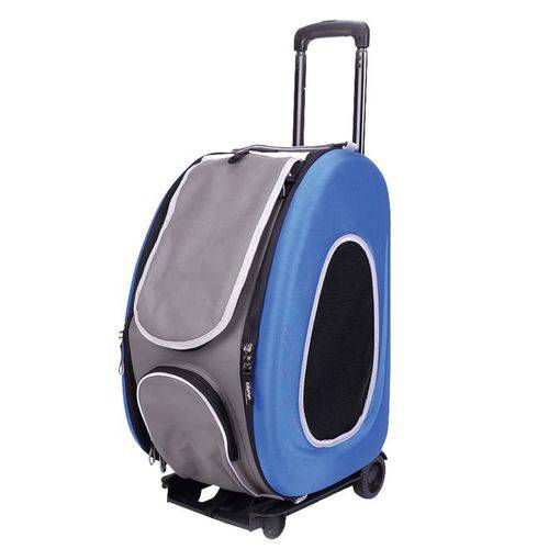 Bolsa Transporte Pet Eva com Rodas - Azul - Ibiyaya
