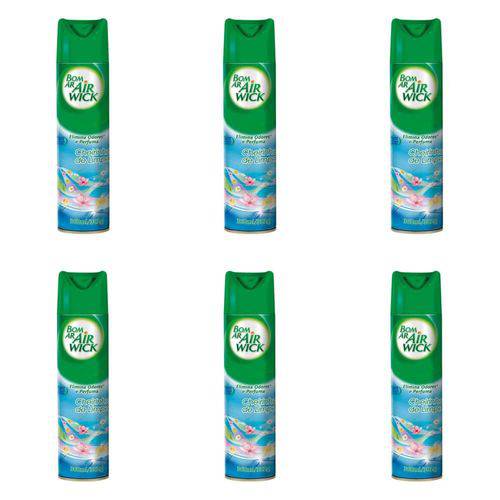 Bom Ar Cheirinho de Limpeza Desodorizador Spray 360ml (kit C/06)