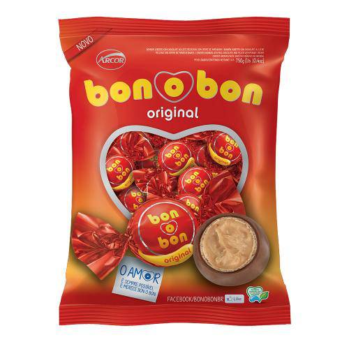 Bombom Bonobon Amendoim 15g C/50 - Arcor